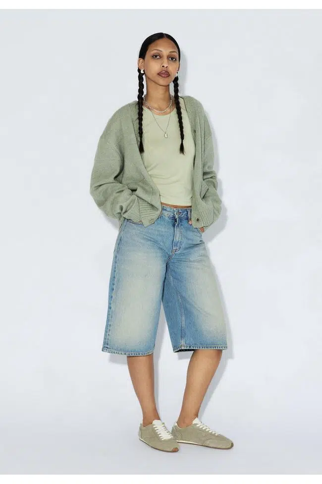 Dr.Denim Bree Shorts Stream Sky Aged