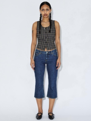 Dr.Denim Kaya Low Capri Bay Dark Retro Vintage