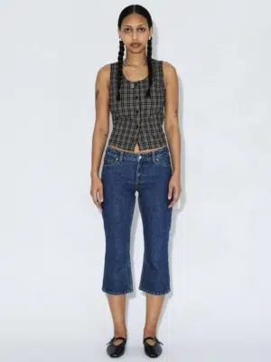 Dr.Denim Kaya Low Capri Bay Dark Retro Vintage