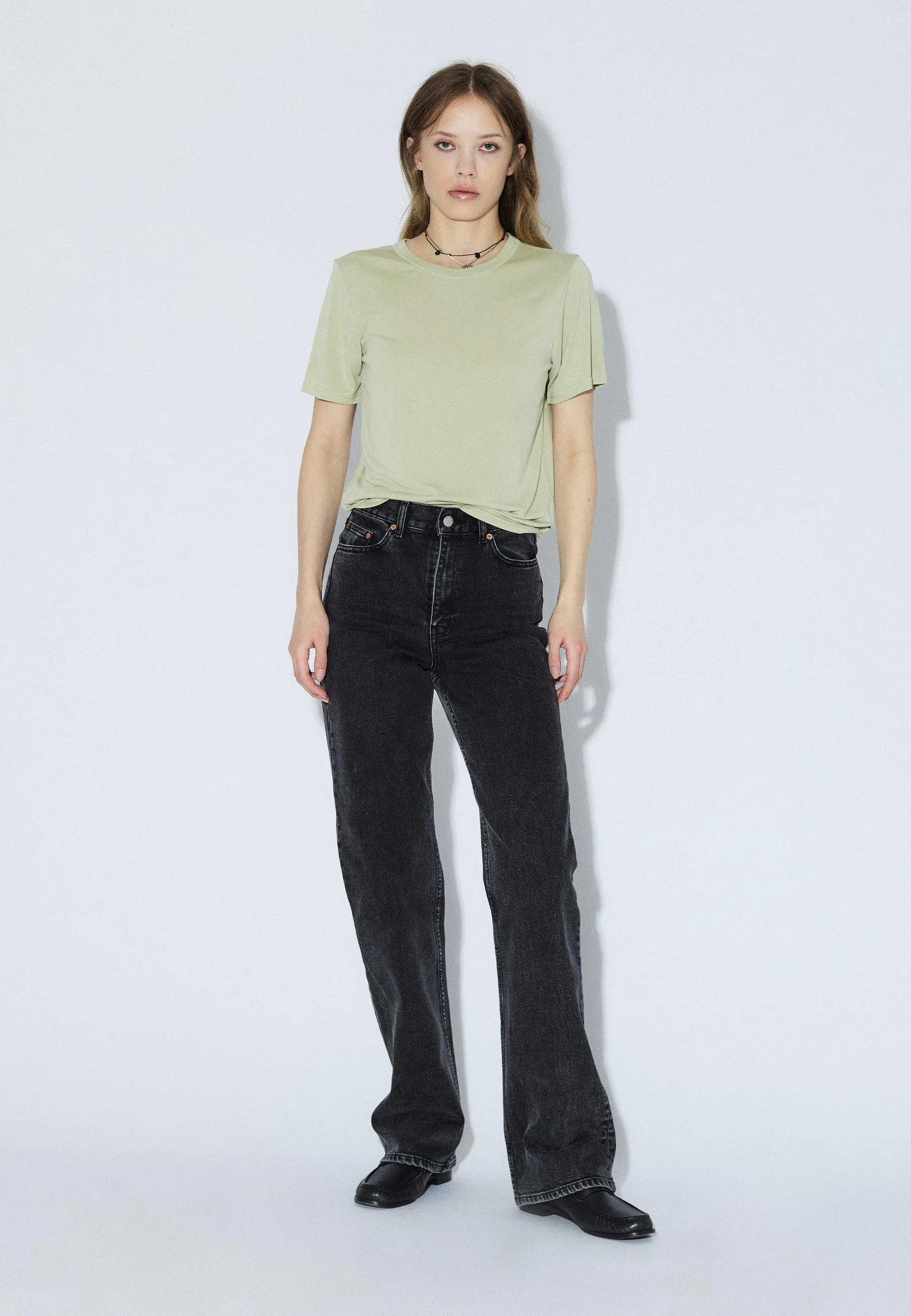 Dr.Denim T-Shirt Lyra Top Light Green Mono Dr.Denim T-Shirt Lyra Top Light Green Mono