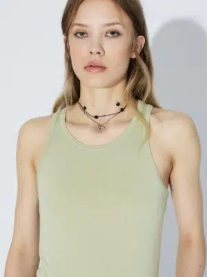 Dr.Denim Top Mella Light Green Mono