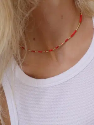 Boii Studios Halskette Lugo Red