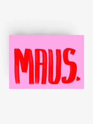 Ute Arnold Postkarte *Maus Pinky*