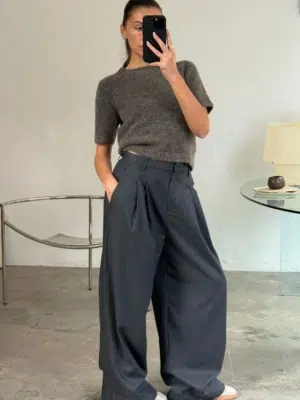 Boii Studios Hose Martina Light Grey Melange