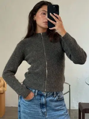 Boii Studios Strickjacke Milla Mole Melange