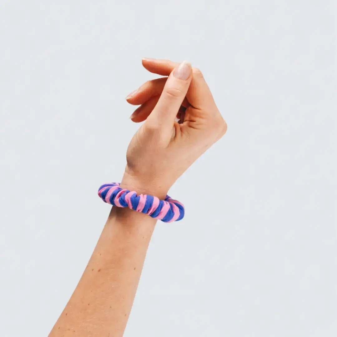 HERR&FRAUHEMPEL Haargummi Sisi blau rosa