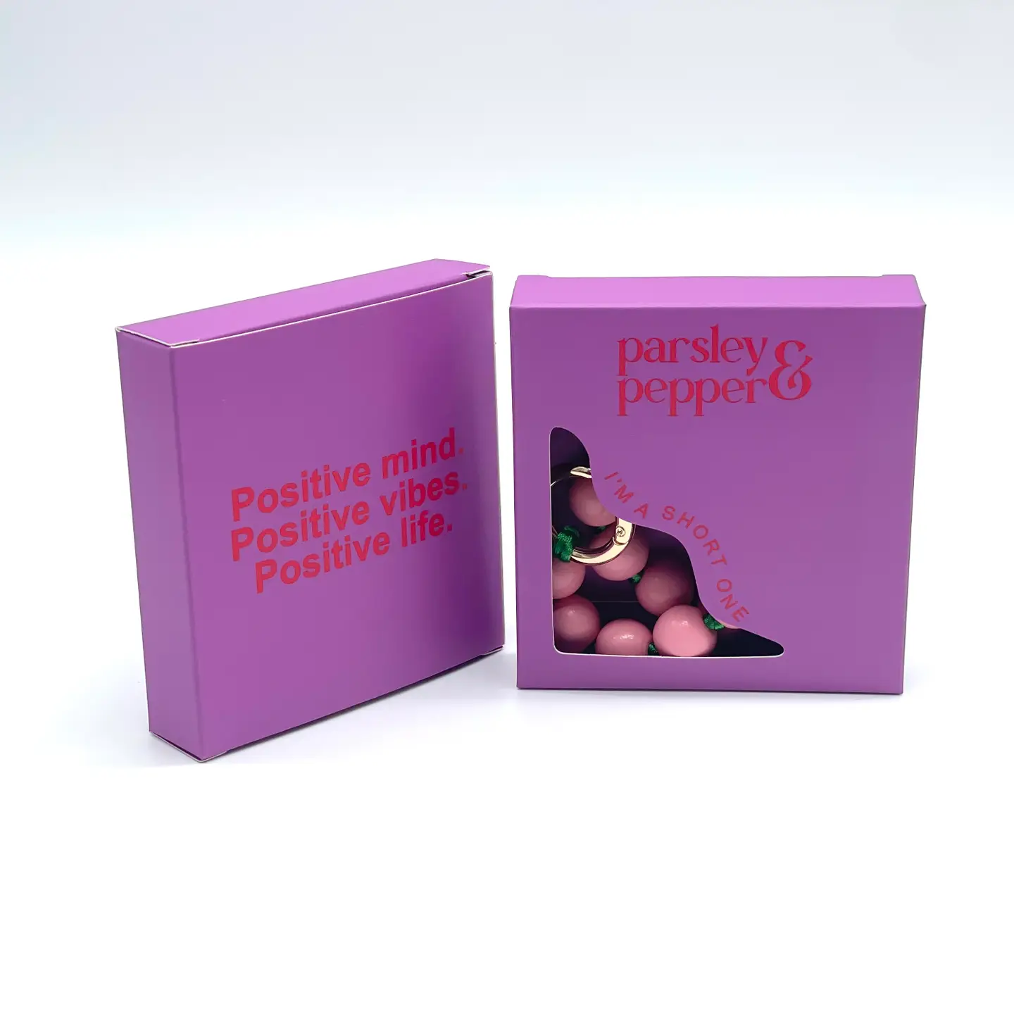 Parsley & Pepper Handykette Bag Charm Schlüsselanhänger rosa grün