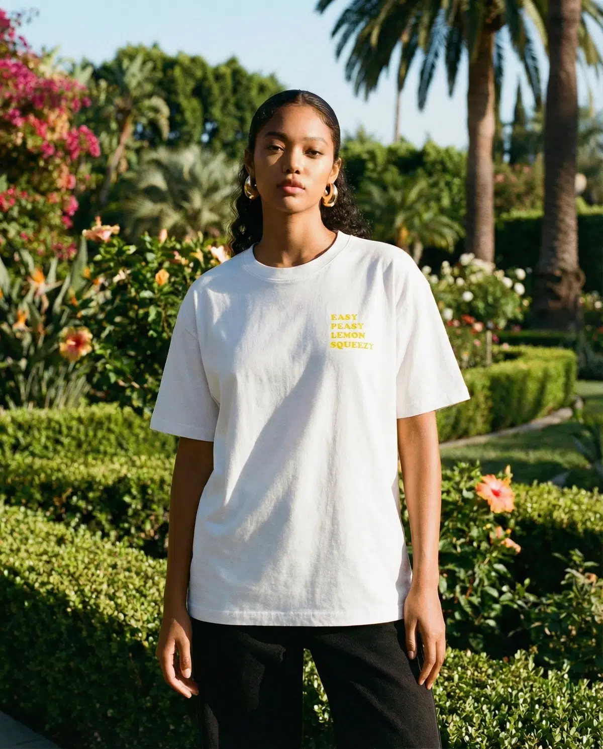 On Vacation T-Shirt Lemon Squeezy Weiss