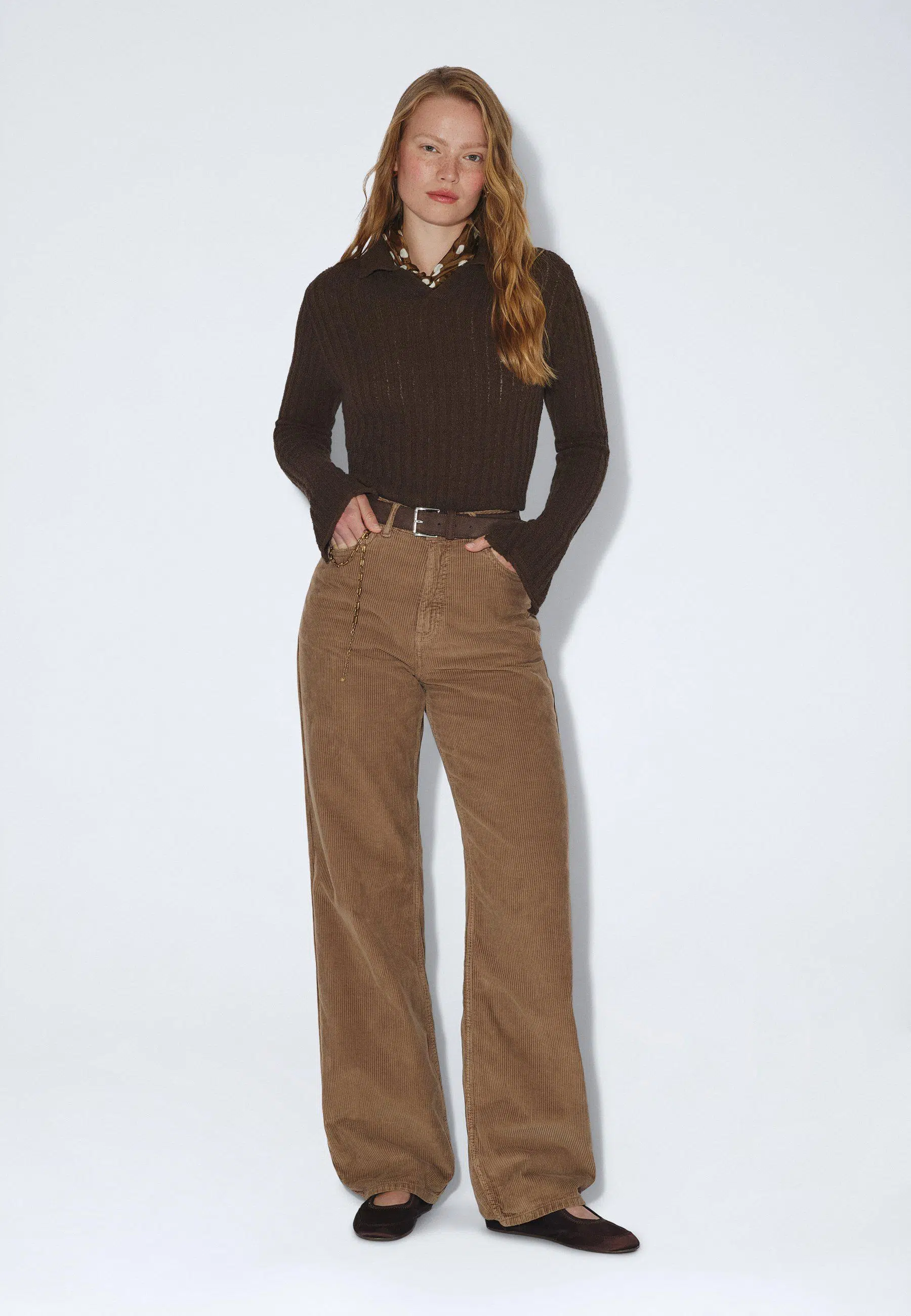 Dr.Denim Jeans Donna High Relaxed Washed Khaki Cord