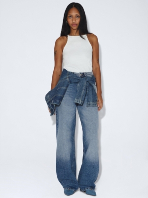 Dr.Denim Jeans Donna High Relaxed Stream Sky Fade