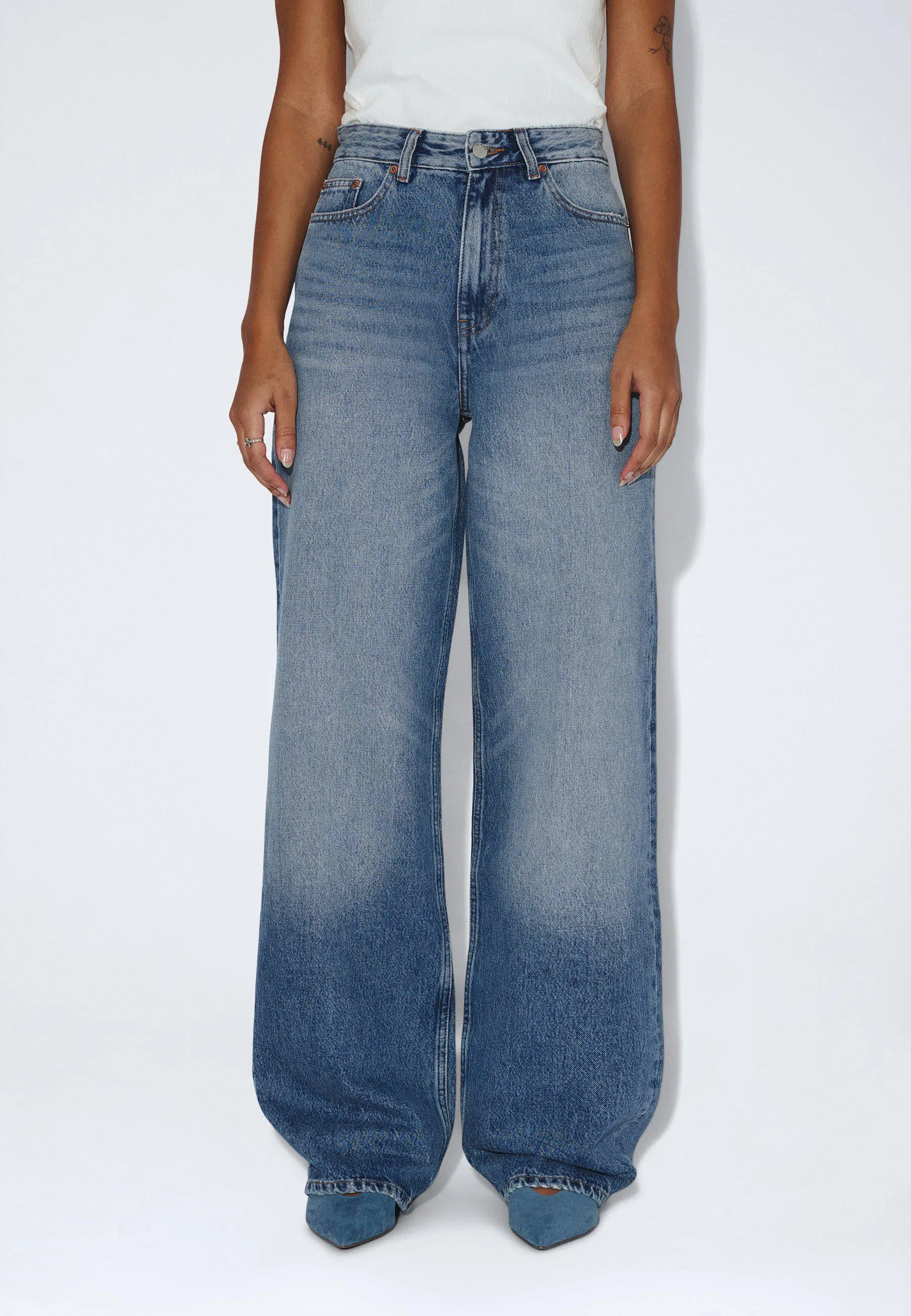 Dr.Denim Jeans Donna High Relaxed Stream Sky Fade Dr.Denim Jeans Donna High Relaxed Stream Sky Fade