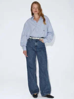 Dr.Denim Jeans Donna High Relaxed Drift Mid Retro