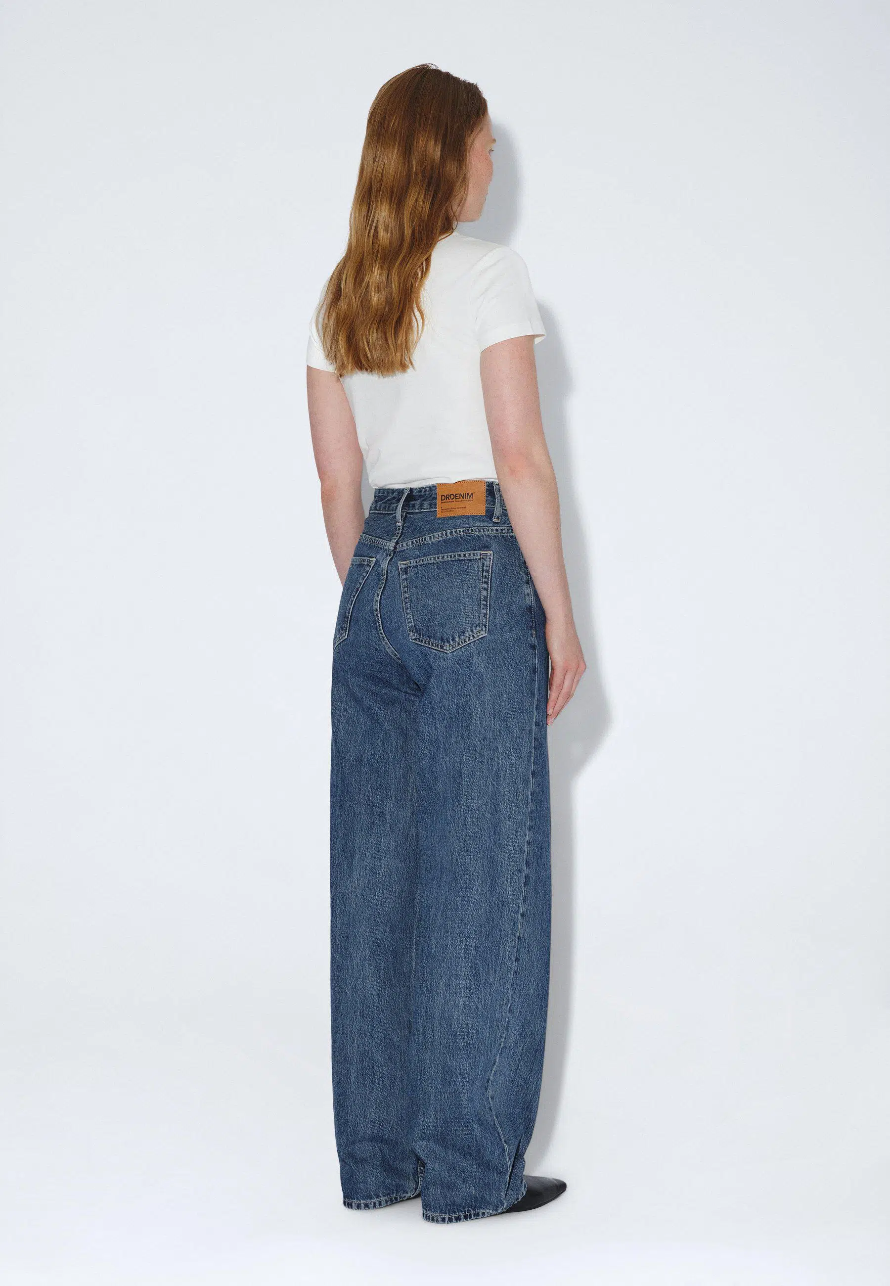 Dr.Denim Jeans Donna High Relaxed Drift Mid Retro