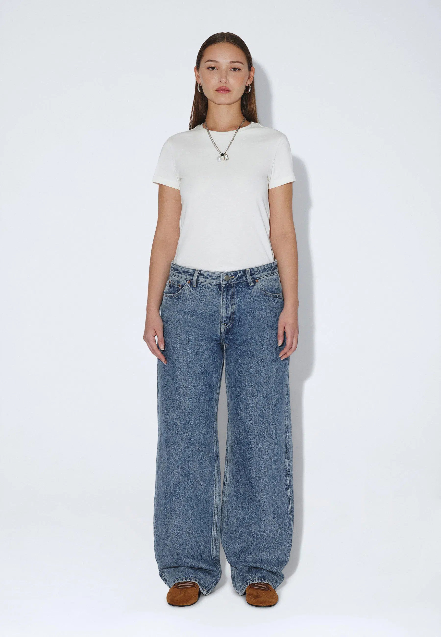 Dr.Denim Jeans Hill Low Relaxed Drift Sky Retro