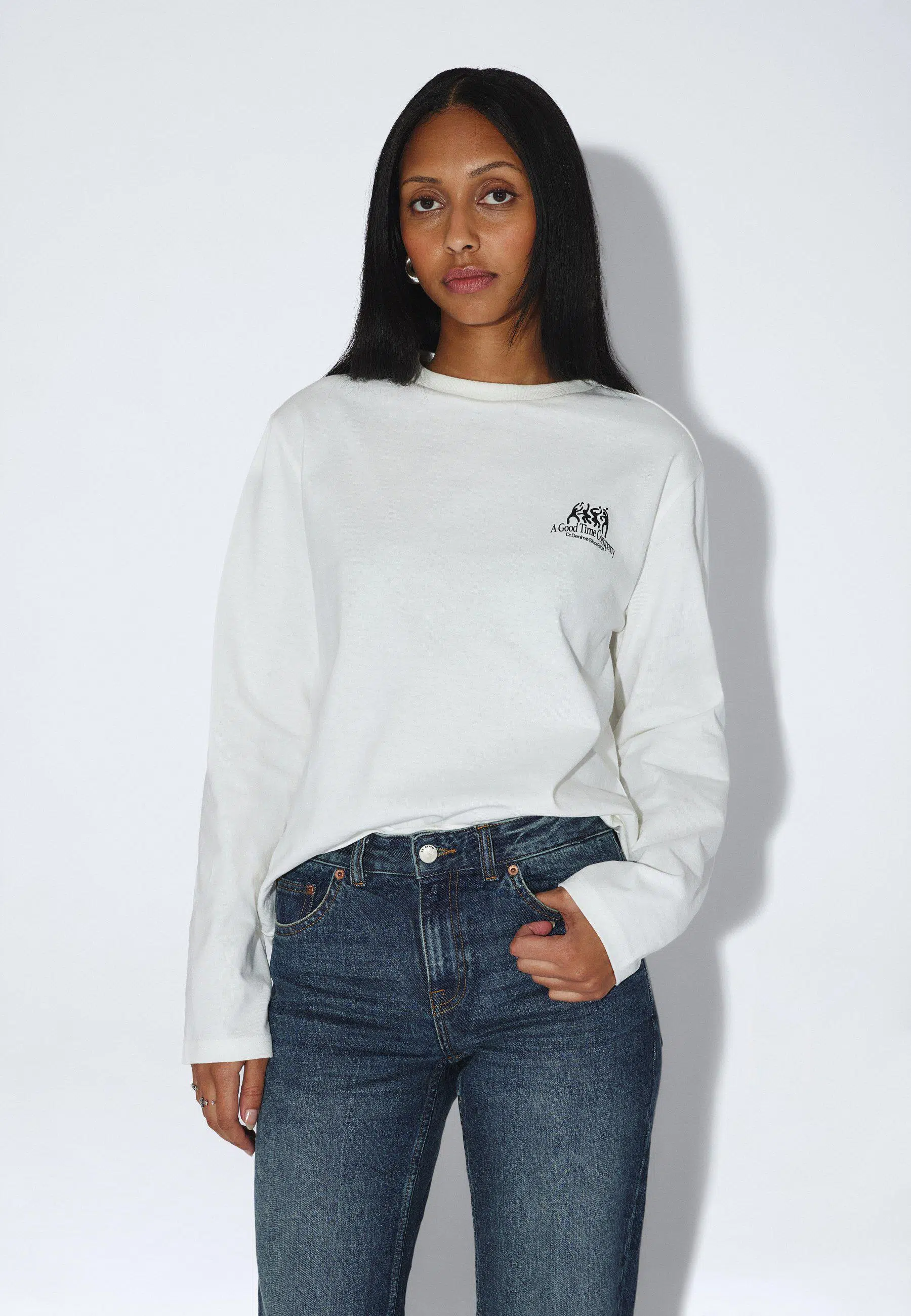 Dr.Denim Kath Longsleeve Off White Time