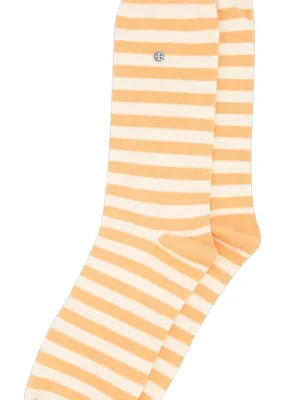 Alfredo Gonzales Harbour Streifen Socken Orange