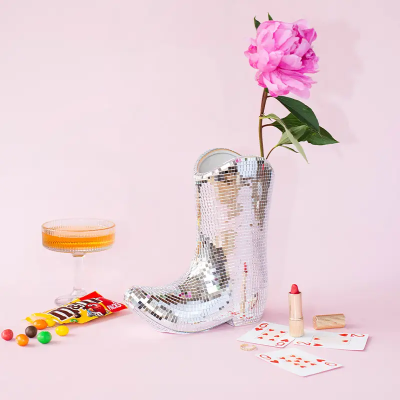L'expressionist Vase Disco Cowboystiefel