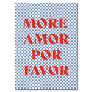 No Cream Postkarte More Amor Por Favor