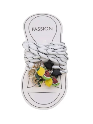 Fox by Ren Schnürsenkel Charms Eloise Schwarz Weiss