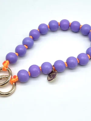 Parsley & Pepper Handykette Bag Charm Schlüsselanhänger lila orange