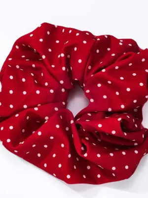 Éline L'atelier Scrunchie Polka Dots Rot