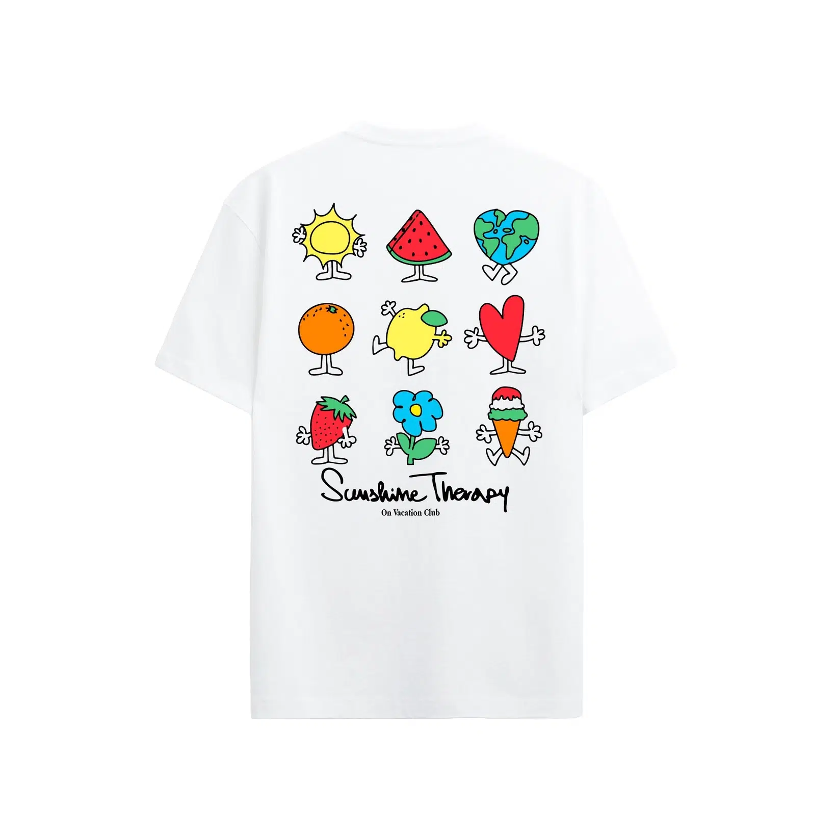 On Vacation T-Shirt Sunshine Therapy Weiss On Vacation T-Shirt Sunshine Therapy Weiss
