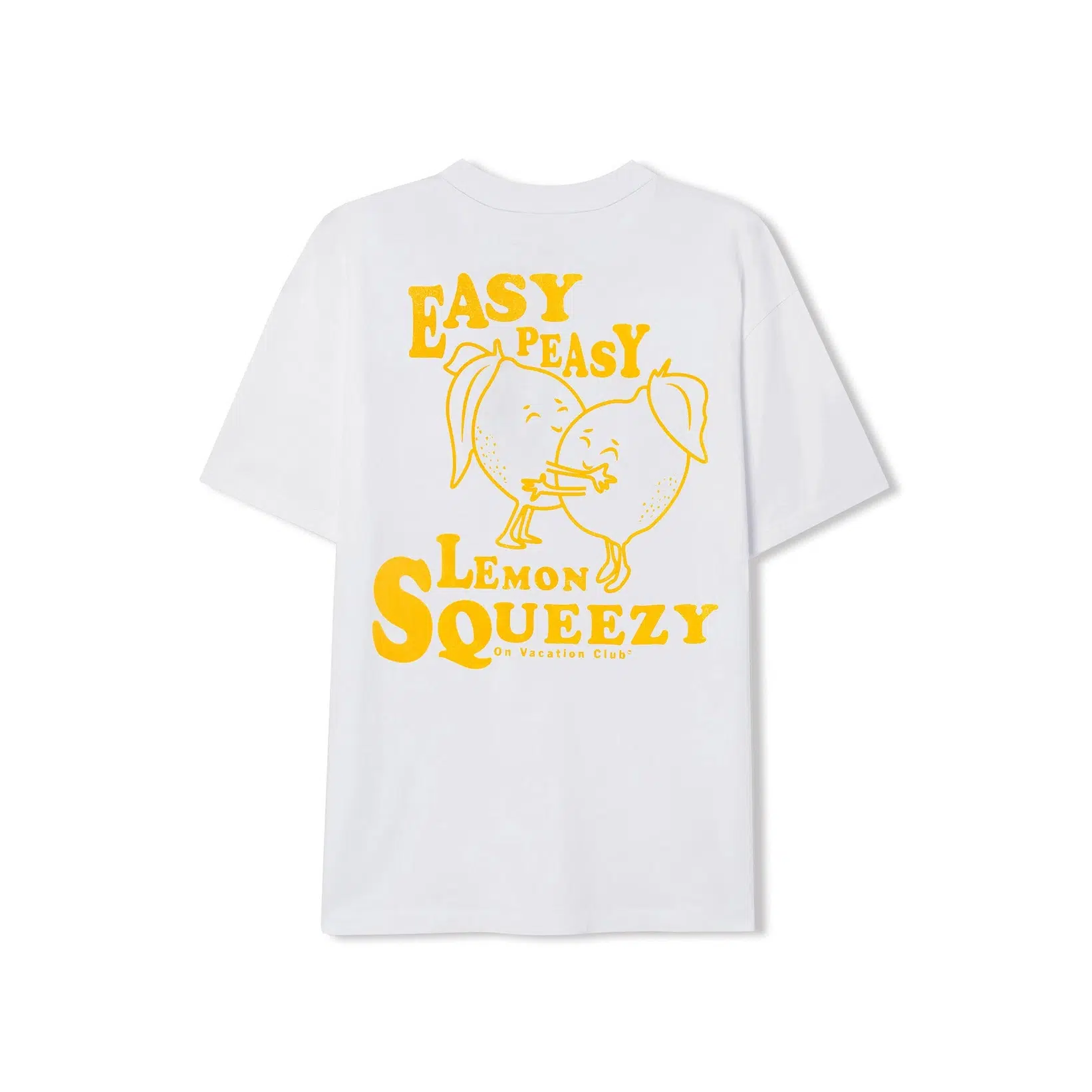 On Vacation T-Shirt Lemon Squeezy Weiss On Vacation T-Shirt Lemon Squeezy Weiss