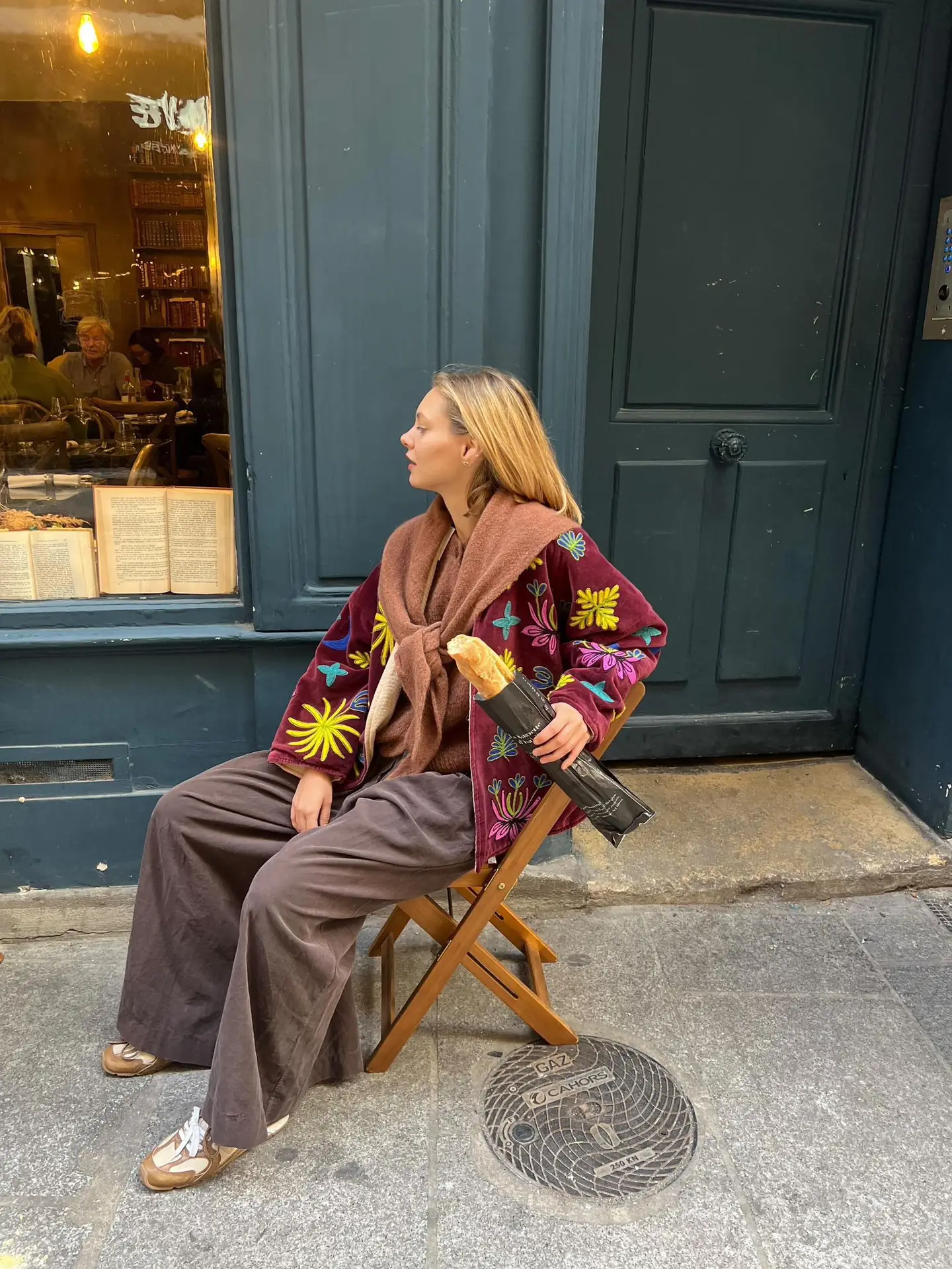 The Corner Samtjacke Tiger Mauve