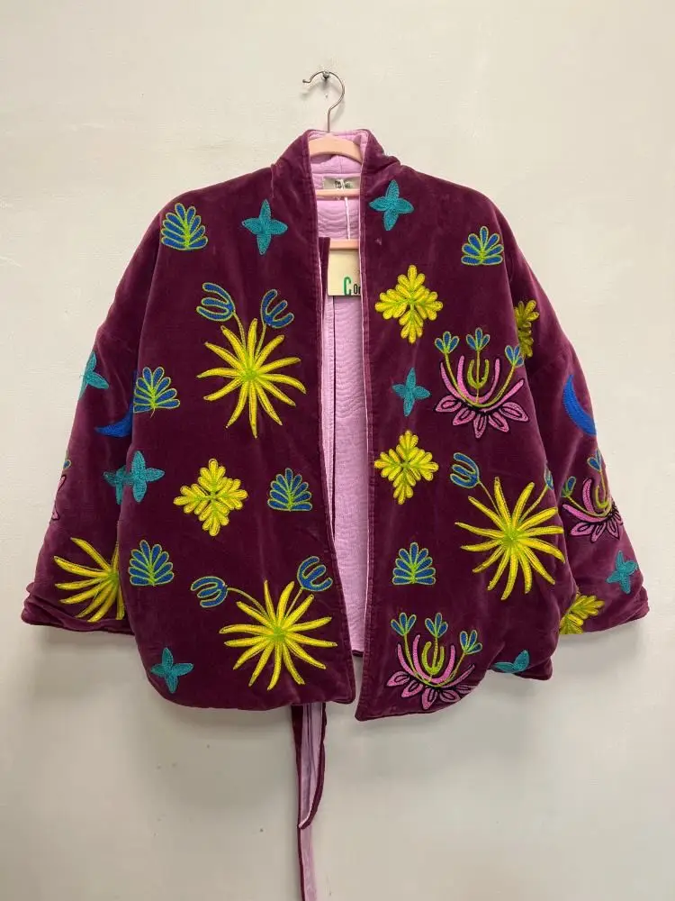 The Corner Samtjacke Tiger Mauve The Corner Samtjacke Tiger Mauve