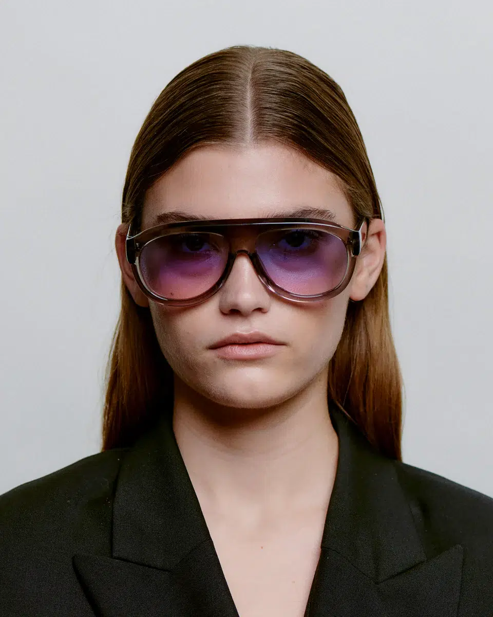A.Kjaerbede Sonnenbrille Rio Grey Transparent