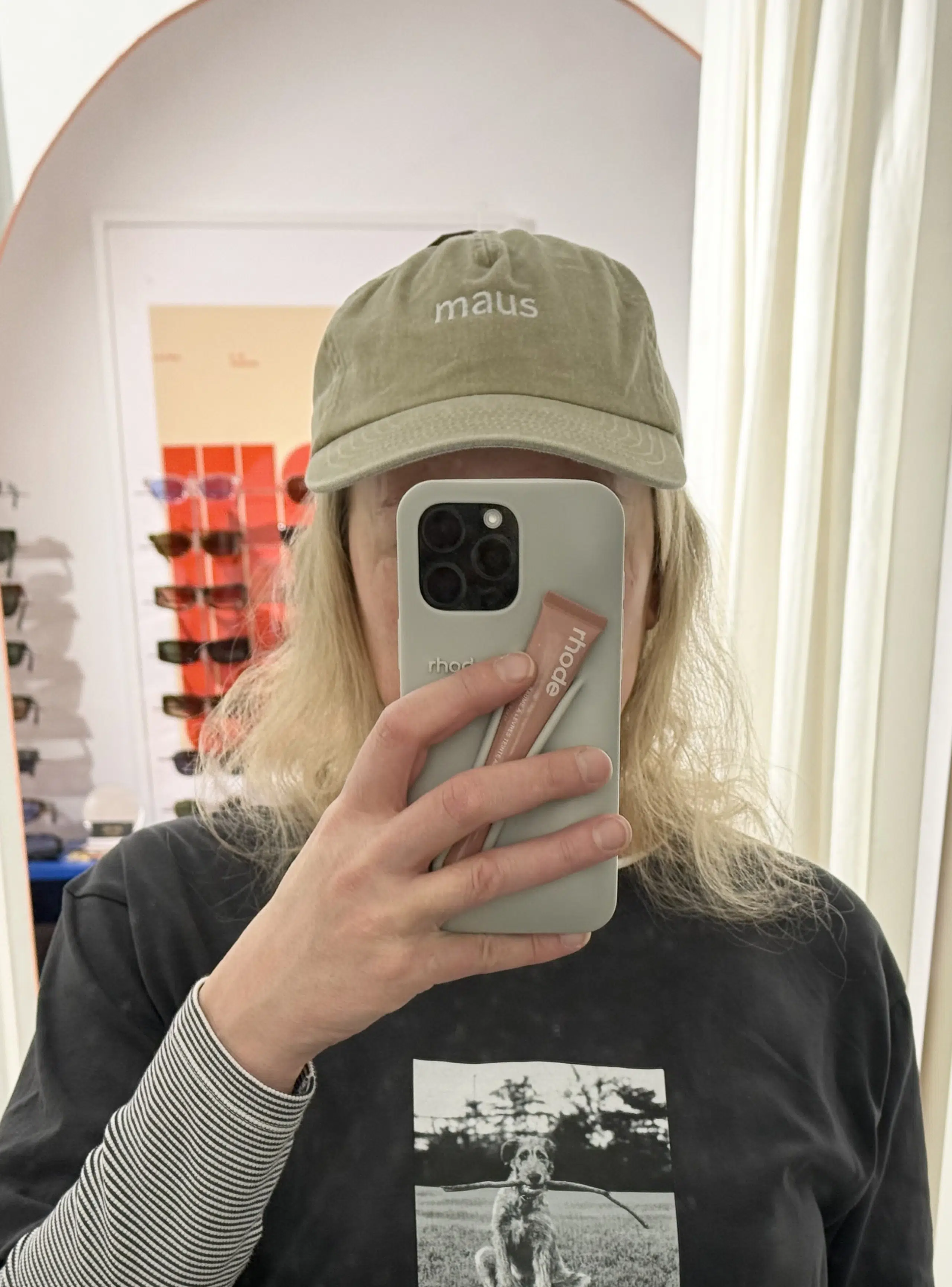 No Cream Dad Cap Maus beige