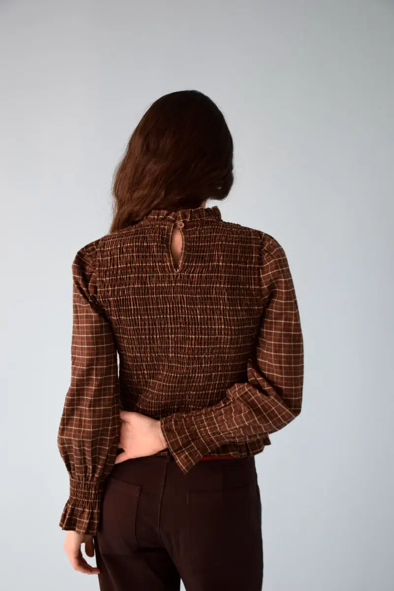 Mindtraveler Bluse Chia Alia Braun