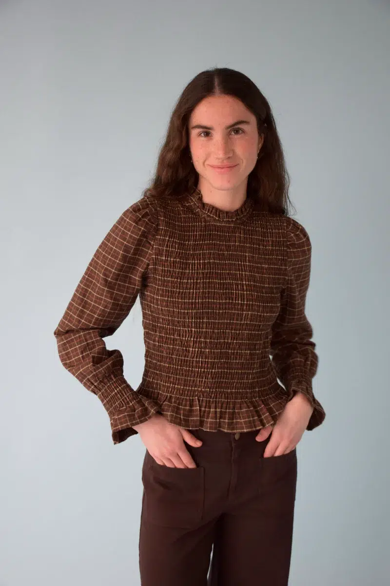 Mindtraveler Bluse Chia Alia Braun