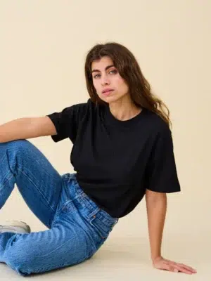 Popeia T-Shirt Schwarz