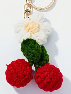 Éline L’atelier Anhänger Kirsche gehäkelt