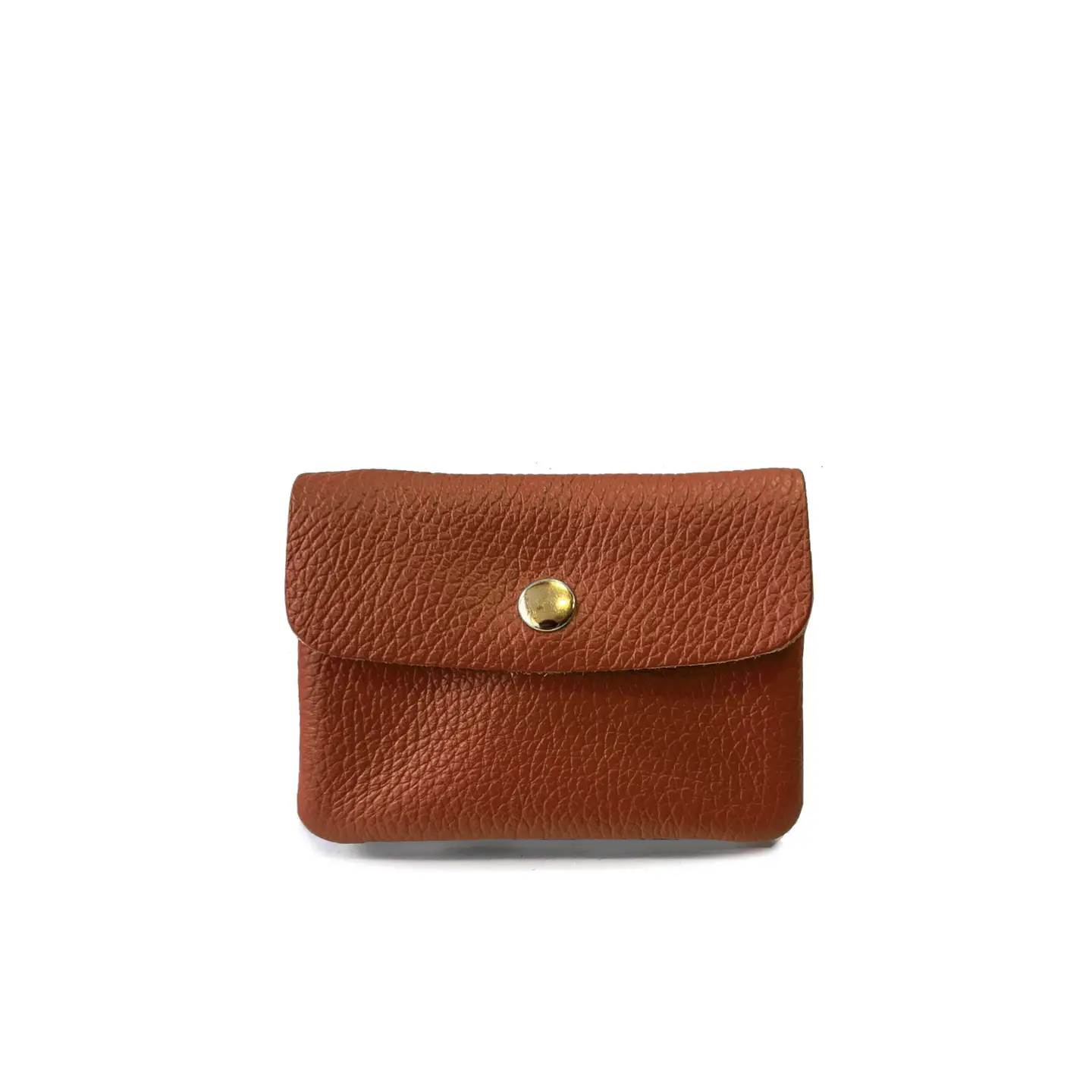 Cherry Paris Kleine Ledergeldtasche Cognac