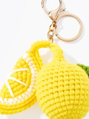 Éline L’atelier Anhänger Zitrone gehäkelt
