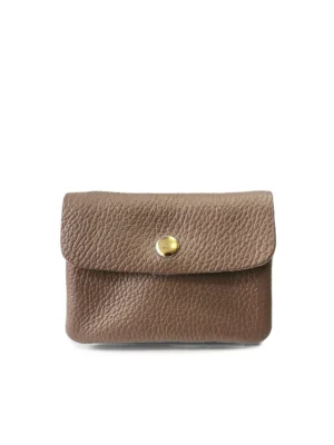 Cherry Paris Kleine Ledergeldtasche Taupe