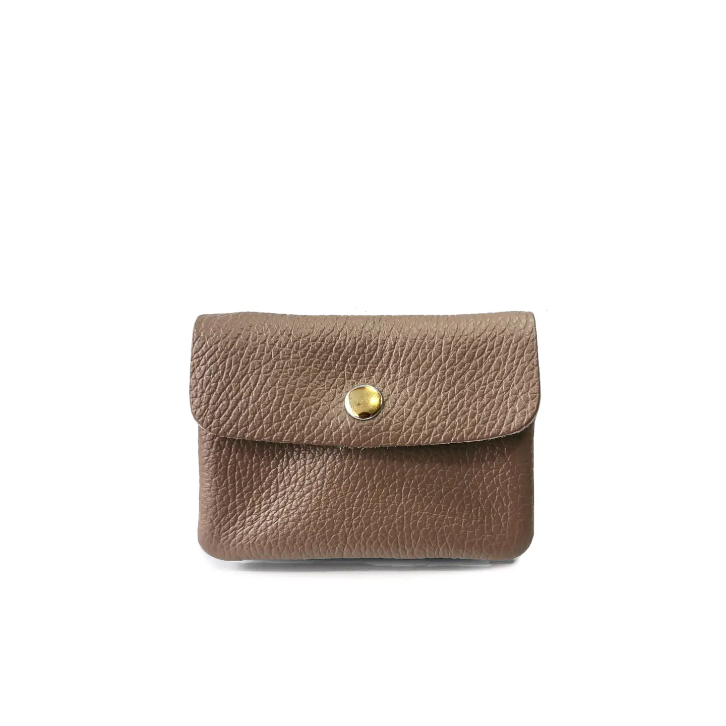 Cherry Paris Kleine Ledergeldtasche Taupe