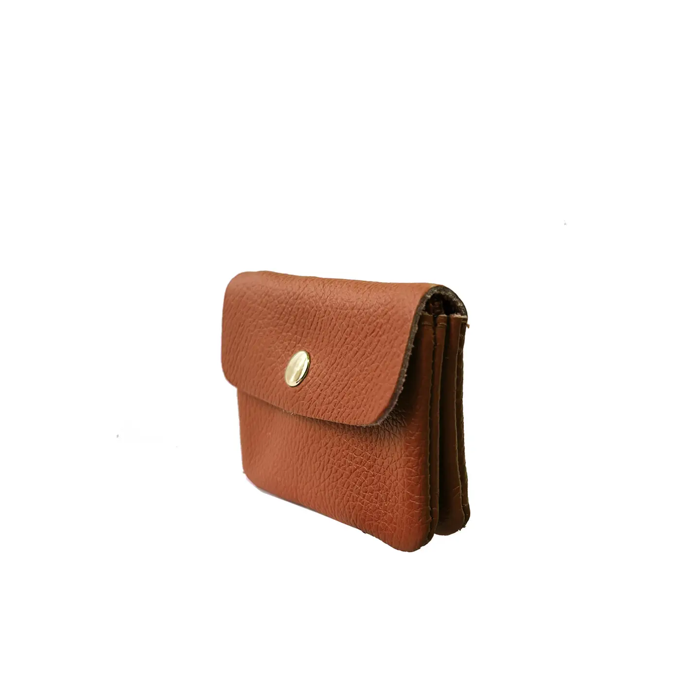 Cherry Paris Kleine Ledergeldtasche Cognac