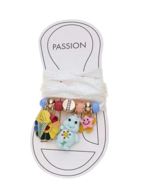 Fox by Ren Schnürsenkel Charms Bär Weiss