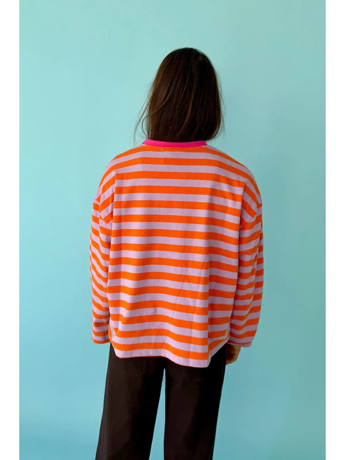 Mindtraveler Langarmshirt Nuria Lavendel Orange