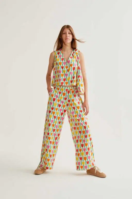 Compania Fantastica Wide-Leg Hose Tulpen