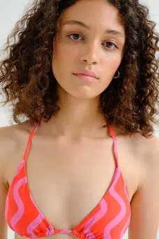 Compania Fantastica Bikini Top Pink Wellen