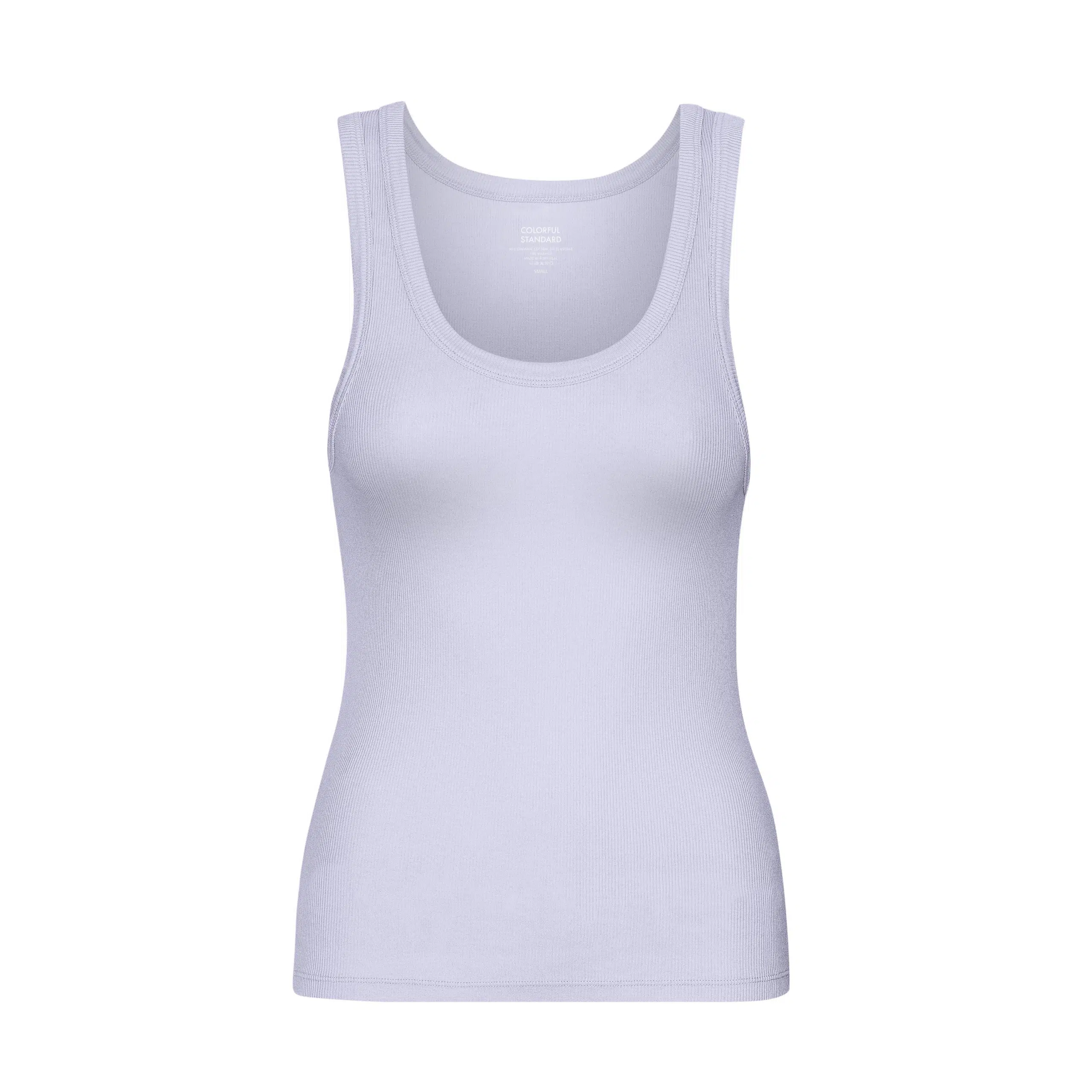Colourful Standard Organic Rib Tank Top Soft Lavender