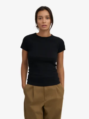 Colourful Standard Organic Rib T-Shirt Deep Black