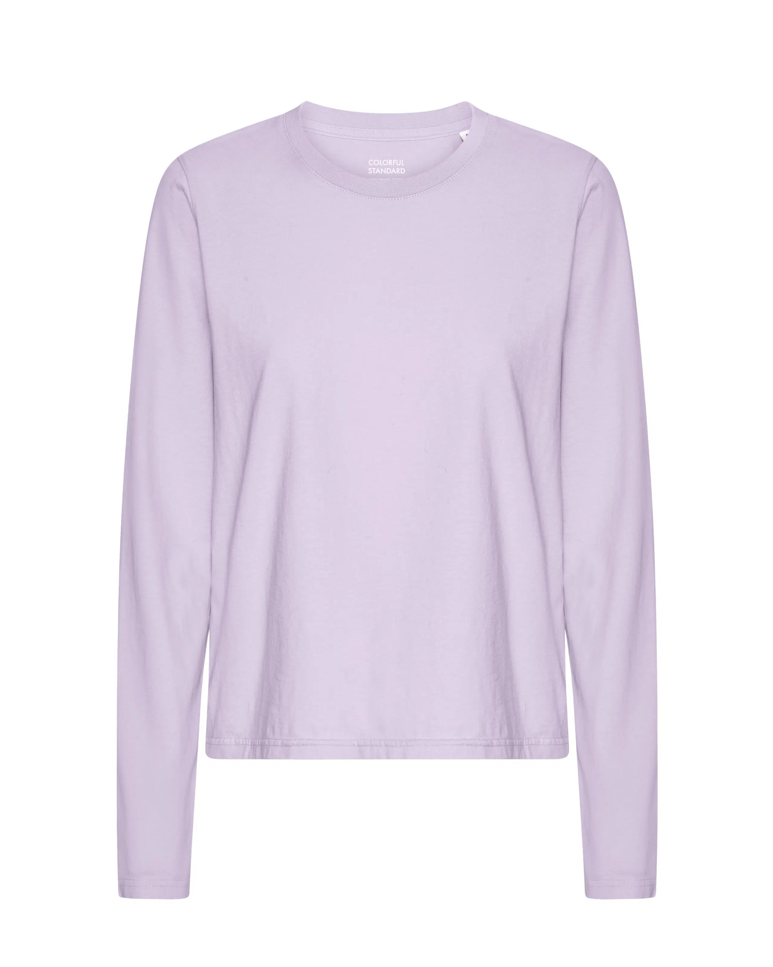 Colourful Standard Organic Langarmshirt Soft Lavender