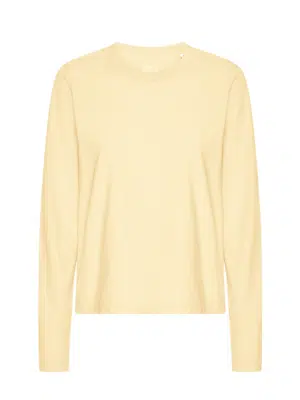Colourful Standard Organic Langarmshirt Soft Yellow