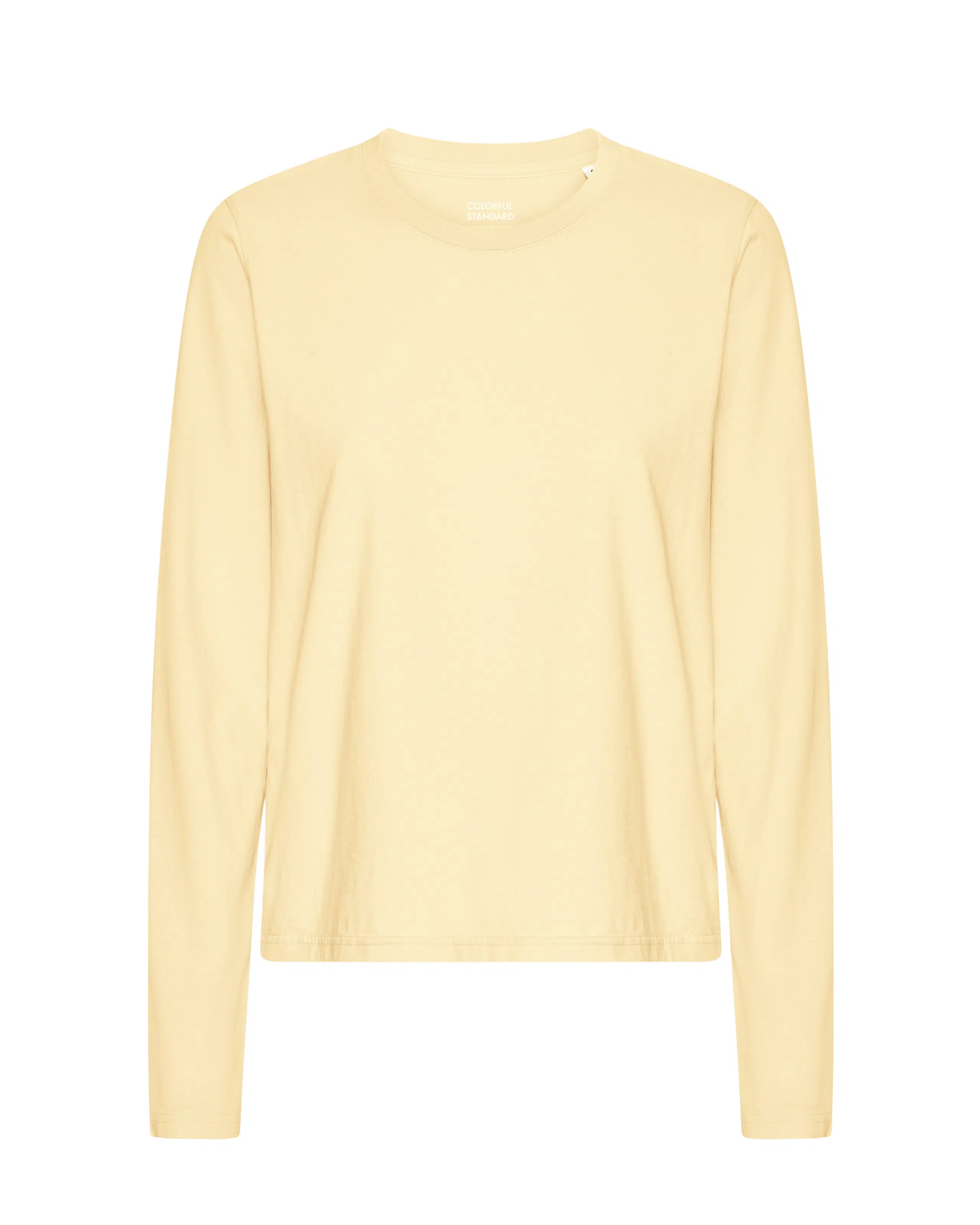 Colourful Standard Organic Langarmshirt Soft Yellow