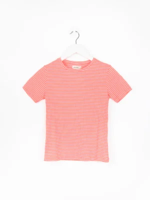 24 Colours T-shirt Gestreift Rosa Orange